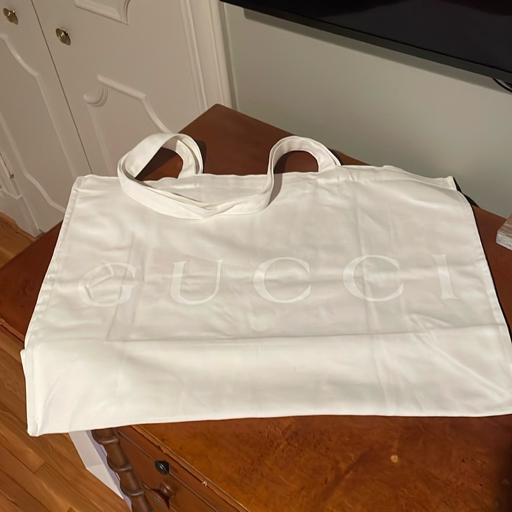 Gucci White Tote